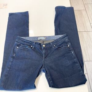 Paige Low Rise Skinny Leg Premium denim jeans size 29